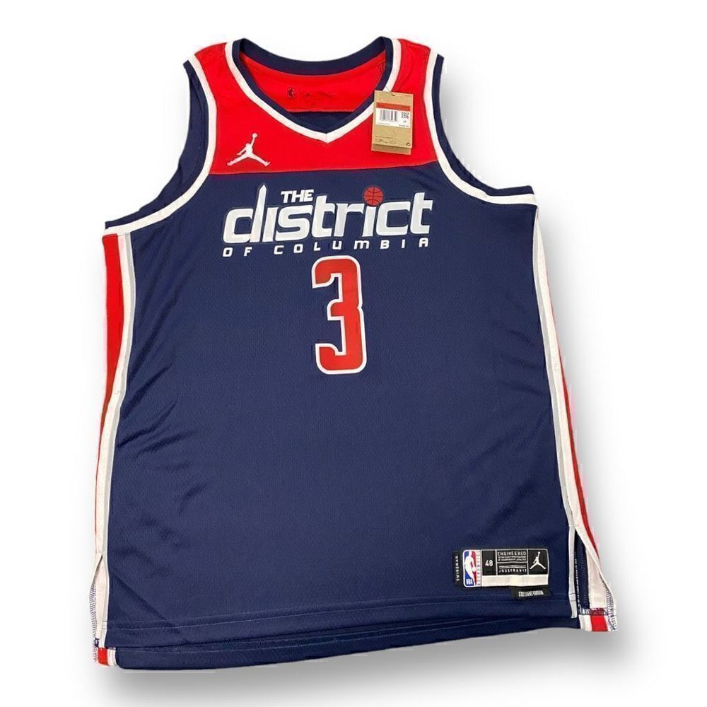 Nike Bradley Beal Washington Wizards Statement Edition Swingman Jersey Large (b)